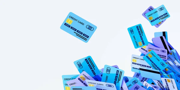무한 신용 카드 추상적 인 배경, 금융 및 글로벌 pa — 스톡 사진