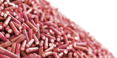 Sonsuz alkalin piller üç boyutlu render