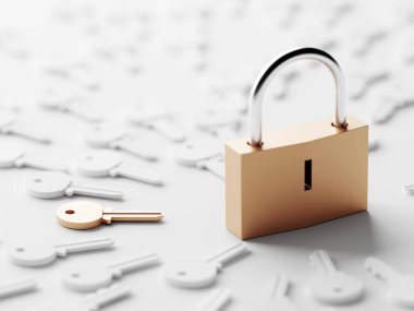 Sonsuz anahtarlı asma kilit, problem mecazı, çözümler ve