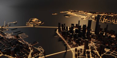 Techno Mega şehir; kentsel ve fütüristik teknoloji kavramları, ORIG