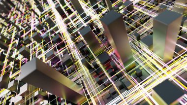 Techno Mega şehir; kentsel ve fütüristik teknoloji kavramları, ORIG