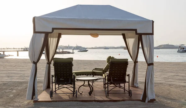 Luxo Gazebo Praia — Fotografia de Stock