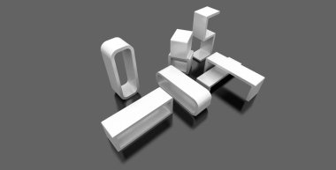 Boş modern görüntüler, perakende ve pazarlama tema resmi, 3d kopyalama alanı oluşturma