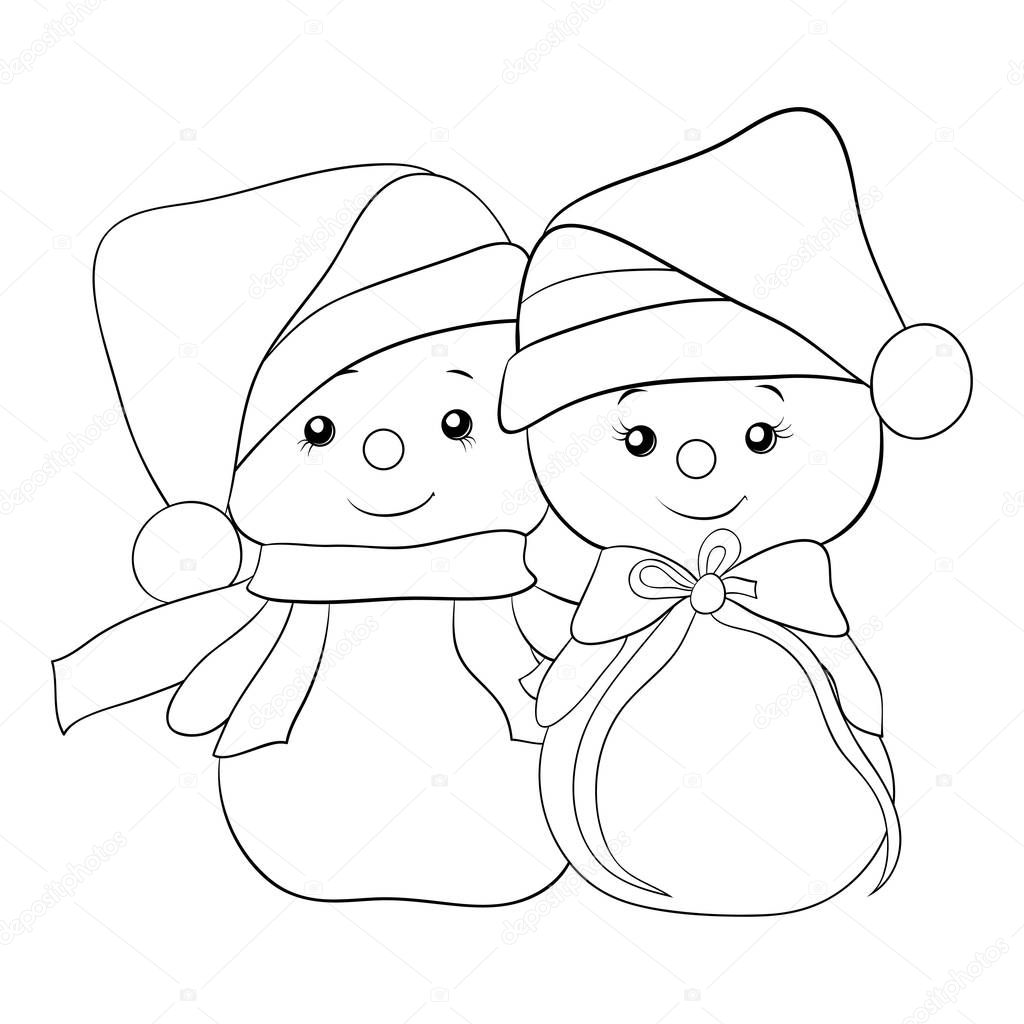 Snowman Imagen De MuÃ±eco De Nieve Para Colorear Snowman Un MuÃ±eco De