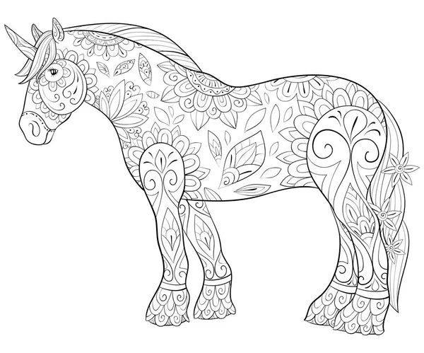 Livre de Coloriage Chevaux pour Adulte: 100 dessins de chevaux