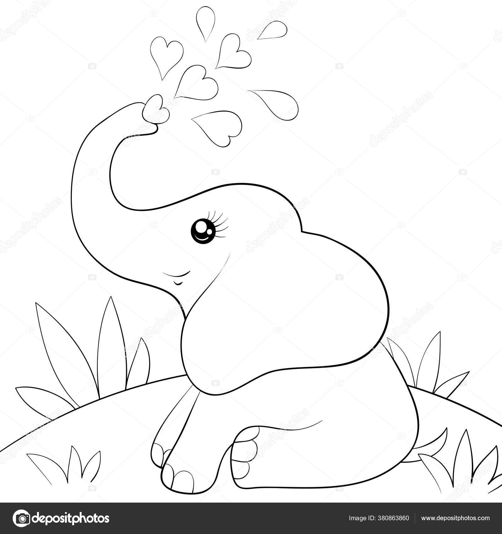 Desenhos para colorir – Elefante