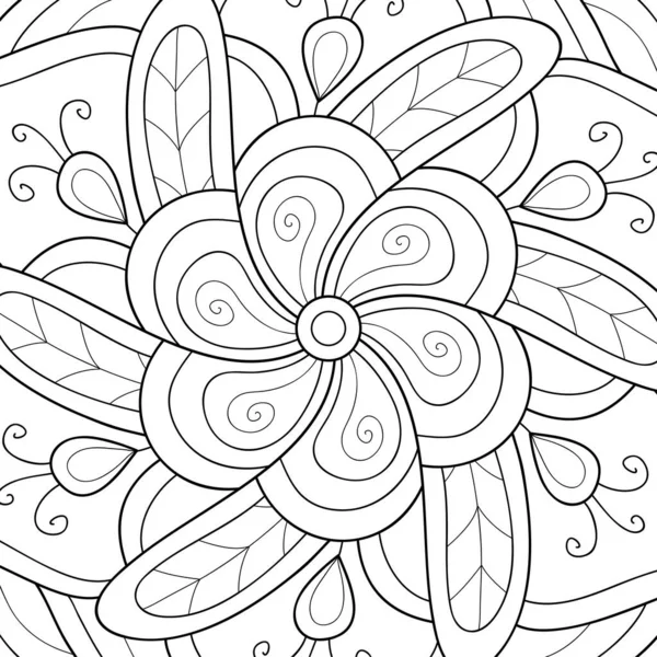 décoratif adulte mandala coloration livre page pour kdp livre