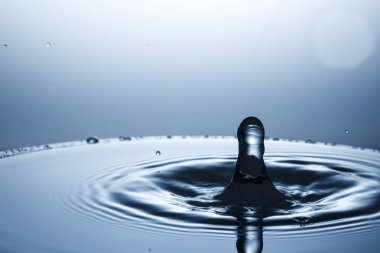 suya düşen su damlası 