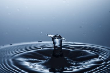 suya düşen su damlası 