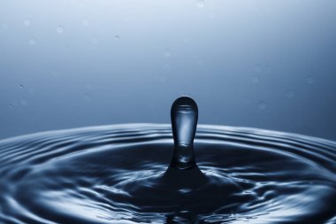 suya düşen su damlası 