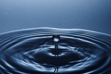 suya düşen su damlası 