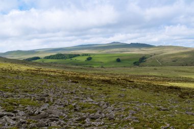 Çevresi belstone Tor Dartmoor Milli Parkı'nda, Devon, İngiltere