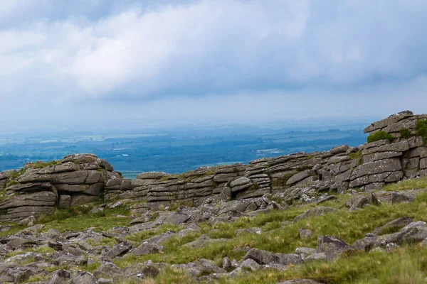 Omgeving Van Belstone Tor Dartmoor National Park Devon Verenigd Koninkrijk — Stockfoto