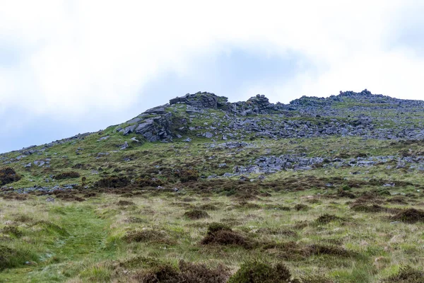 Vue Sur Lande Parc National Dartmoor Devon Royaume Uni — Photo