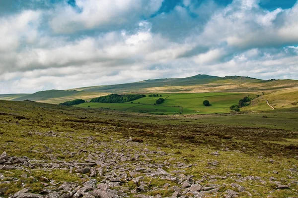 View Moor Land Dartmoor National Park Devon United Kingdom Royalty Free Stock Photos