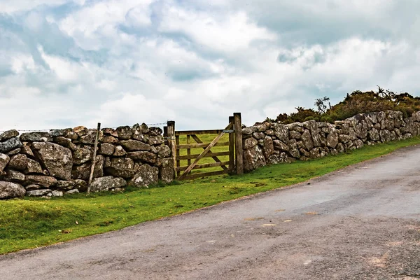 Een Weergave Van Landbouwgrond Dartmoor Nationaal Park Devon Verenigd Koninkrijk — Stockfoto