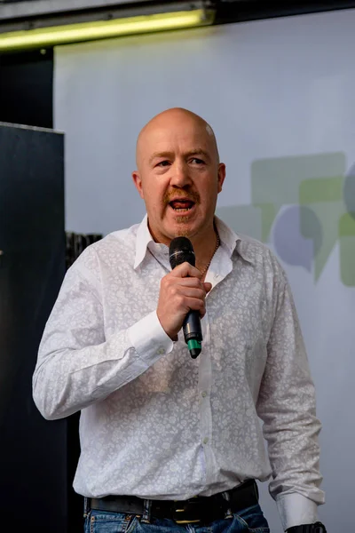 Londres Reino Unido Junio 2018 Comediante Andy Parsons Organiza Marcha — Foto de Stock