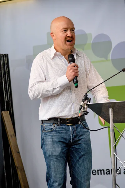 Londres Reino Unido Junio 2018 Comediante Andy Parsons Organiza Marcha — Foto de Stock