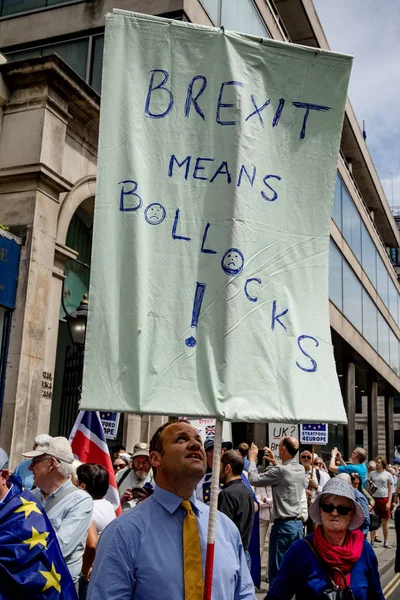 London Storbritannien Juni 2018 Mars För Ett Folkets Röst Centrala — Stockfoto