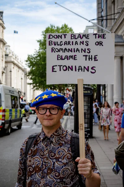 Londres Royaume Uni Juin 2018 Marche Pour Vote Populaire Dans — Photo