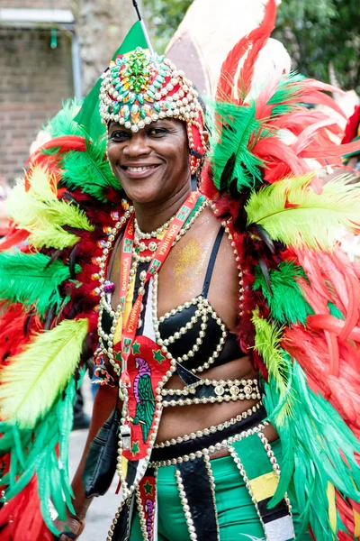 Londres Reino Unido Agosto 2018 Los Participantes Participan Nottinghill Carival — Foto de Stock