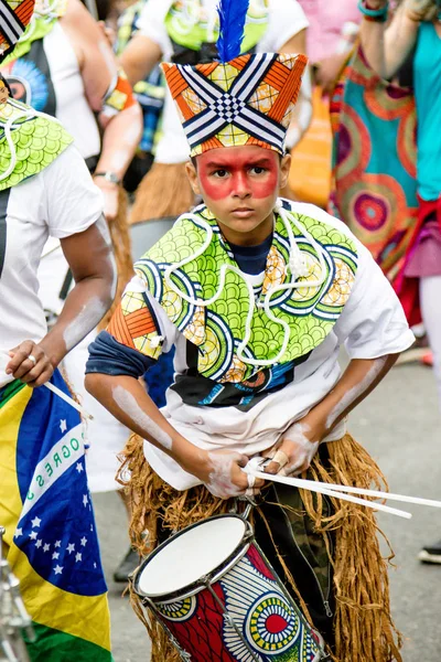 Londres Reino Unido Agosto 2018 Participantes Participam Nottinghill Carival Oeste — Fotografia de Stock