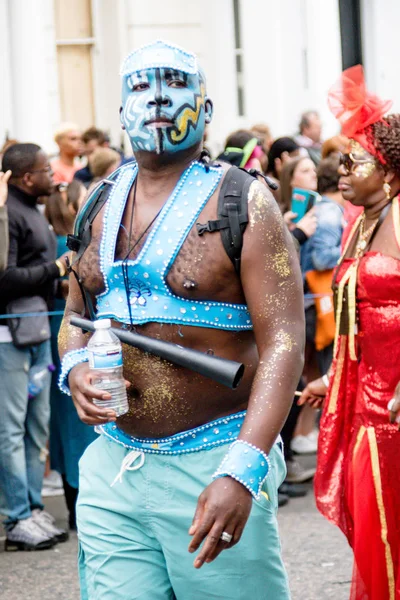 London Vereinigtes Königreich August 2018 Teilnehmer Nottinghill Carival West London — Stockfoto