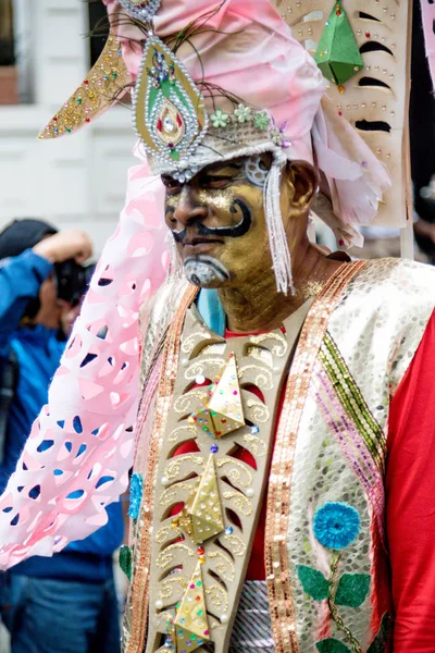 London, Büyük Britanya, 27th Ağustos 2018:-katılımcılar alın kısmı Batı Londra'da, Avrupa'nın en büyük sokak partisi Nottinghill Carival.