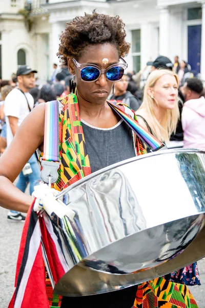 London Vereinigtes Königreich August 2018 Teilnehmer Nottinghill Carival West London — Stockfoto