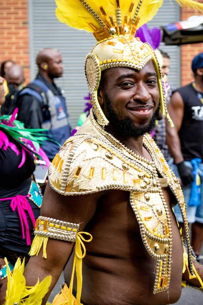 London Vereinigtes Königreich August 2018 Teilnehmer Nottinghill Carival West London — Stockfoto