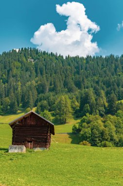 Alp Liechtenstein Prensliği manzarada görünümünü