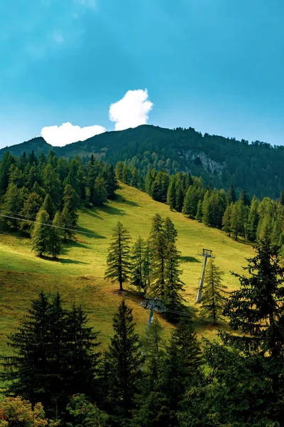 Utsikt Över Området Runt Malbun Den Enda Ski Resort Liechtenstein — Stockfoto