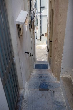 Cebelitarık, Amerika Birleşik Devletleri, 3 Ekim 2018:-geri eski kasaba Cebelitarık, normal turist iz kapalı şekilde sokak. Gibraltar İngiliz denizaşırı Bölgesi İspanya'nın güney ucunda yer almaktadır.