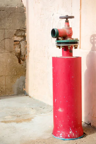直布罗陀的消防栓 直布罗陀是位于西班牙南端的英国海外领地 — 图库照片