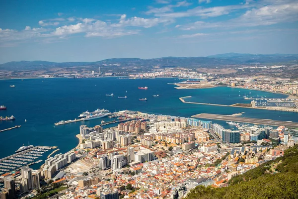 Gibraltar Vereinigtes Königreich Oktober 2018 Die Stadt Und Der Hafen — Stockfoto