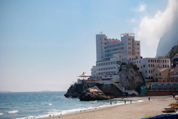 Gibraltar Reino Unido Outubro 2018 Caleta Hotel Catalan Bay Gibraltar — Fotografia de Stock