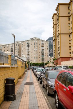 Cebelitarık, Amerika Birleşik Devletleri, 30 Eylül 2018: - sokak düzeyinde görülen Cebelitarık of. Gibraltar İngiliz denizaşırı Bölgesi İspanya'nın güney ucunda yer almaktadır.