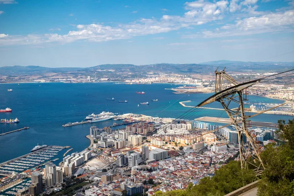 Gibraltar Vereinigtes Königreich Oktober 2018 Die Gibraltar Seilbahn Bringt Besucher — Stockfoto
