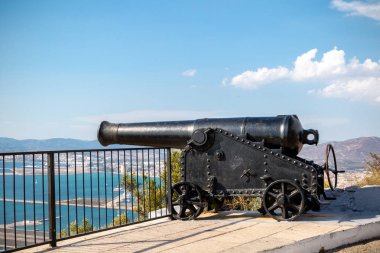 Cebelitarık, Amerika Birleşik Devletleri, 1 Ekim 2018:-Rock Cebelitarık kanunları. Gibraltar İngiliz denizaşırı Bölgesi İspanya'nın güney ucunda yer almaktadır.