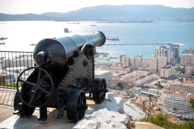Cebelitarık, Amerika Birleşik Devletleri, 1 Ekim 2018:-Rock Cebelitarık kanunları. Gibraltar İngiliz denizaşırı Bölgesi İspanya'nın güney ucunda yer almaktadır.