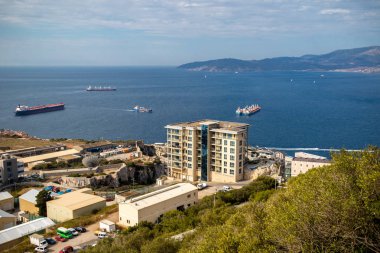 Cebelitarık, Amerika Birleşik Devletleri, 1 Ekim 2018:-Europa noktası, Cebelitarık görüldü. Gibraltar İngiliz denizaşırı Bölgesi İspanya'nın güney ucunda yer almaktadır.