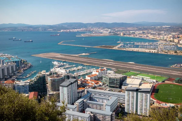 Gibraltar Vereinigtes Königreich Oktober 2018 Blick Von Der Spitze Des — Stockfoto