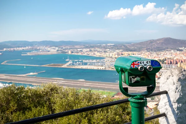 Gibraltar Vereinigtes Königreich Oktober 2018 Blick Von Der Spitze Des — Stockfoto