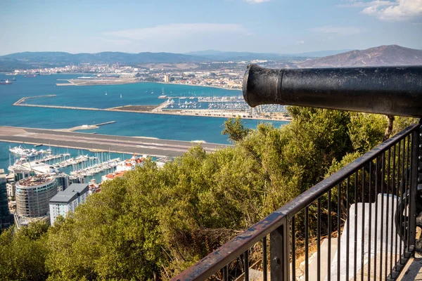 Gibraltar United Kingdom 1St October 2018 Canons Rock Gibraltar Джибриль — стоковое фото