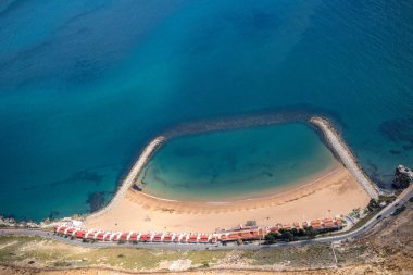 Sandy Bay, Doğu Yakası Cebelitarık Rock tepesinden görünümü