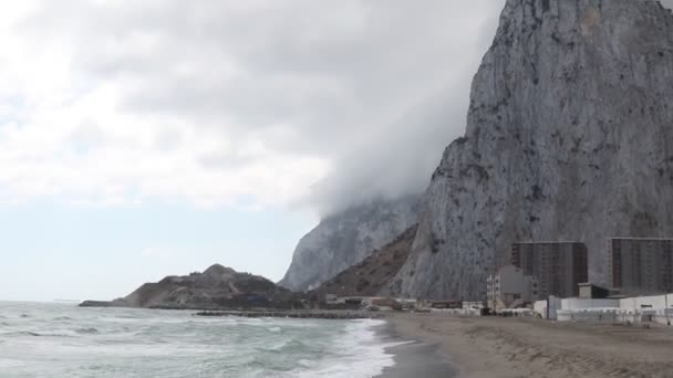 Gibraltar Storbritannien Oktober 2018 Rock Gibraltar Gibraltar Brittiska Utomeuropeiska Territoriet — Stockvideo