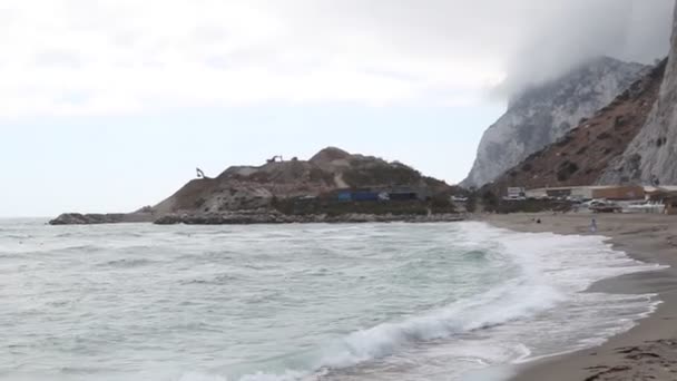ジブラルタル イギリス 2018 ジブラルタルの岩 ジブラルタルはイギリスの海外領域はスペインの南端に位置します — ストック動画