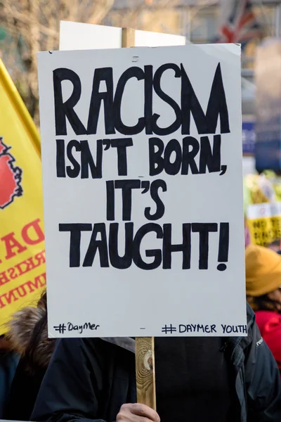 London United Kingdom November 17Th Stand Racism March Central London — Stock Photo, Image