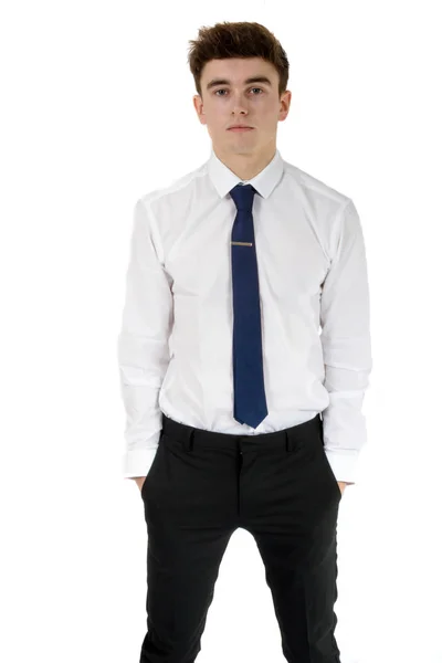 Ofis Kıyafet Giyen Genç Yetişkin — Stok fotoğraf