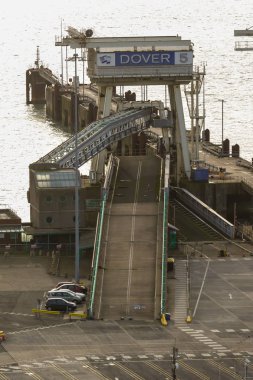 Dover, Amerika Birleşik Devletleri, 18 Ocak 2019:-Port of Dover, yakın İngilizler port Fransa'ya Kent görünümü